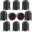 Tire Valve Caps with O-ring Universal 10 pcs 1