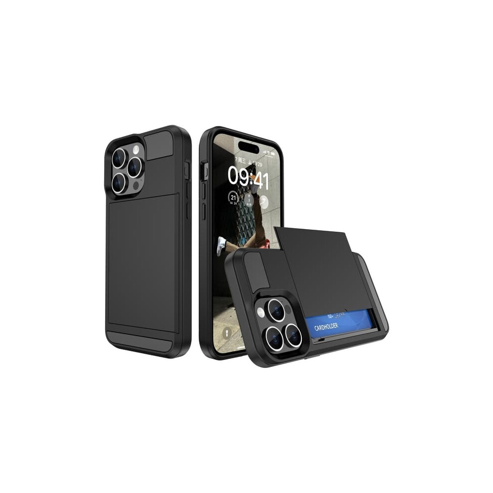 Iphone 15 Case With Card Holder Black 900223009227