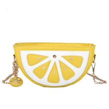 Funny Lemon Print Crossbody Bag for Women