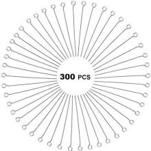 304 Stainless Steel Open Eye Pins 4 cm 300 pcs