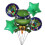 Ninja Turtles foil balloons party decoration 5-pack 1