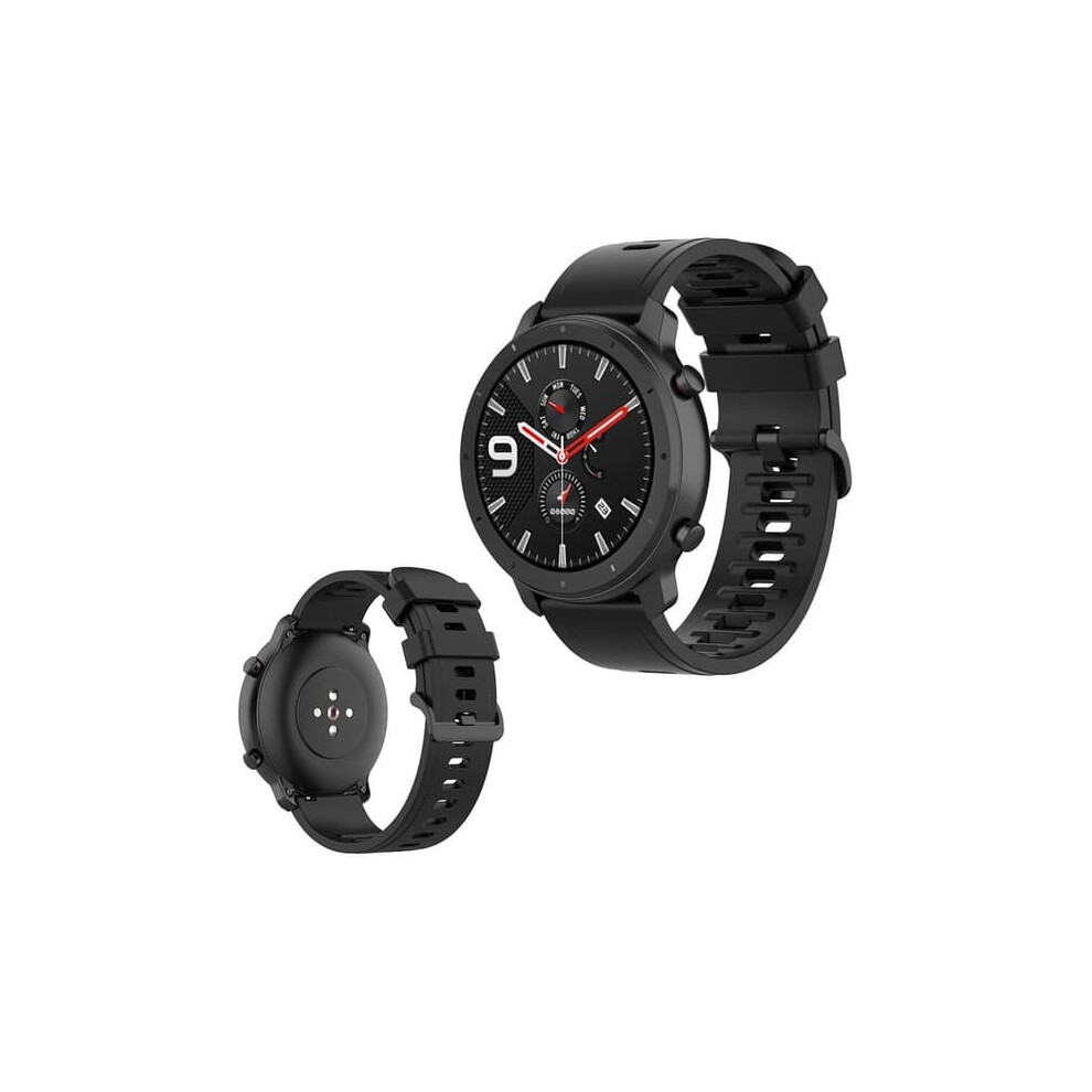 Amazfit Gtr 47Mm Silicone Watch Strap Black 900223010278