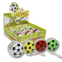 Yo-yo football-shaped with flashing light red