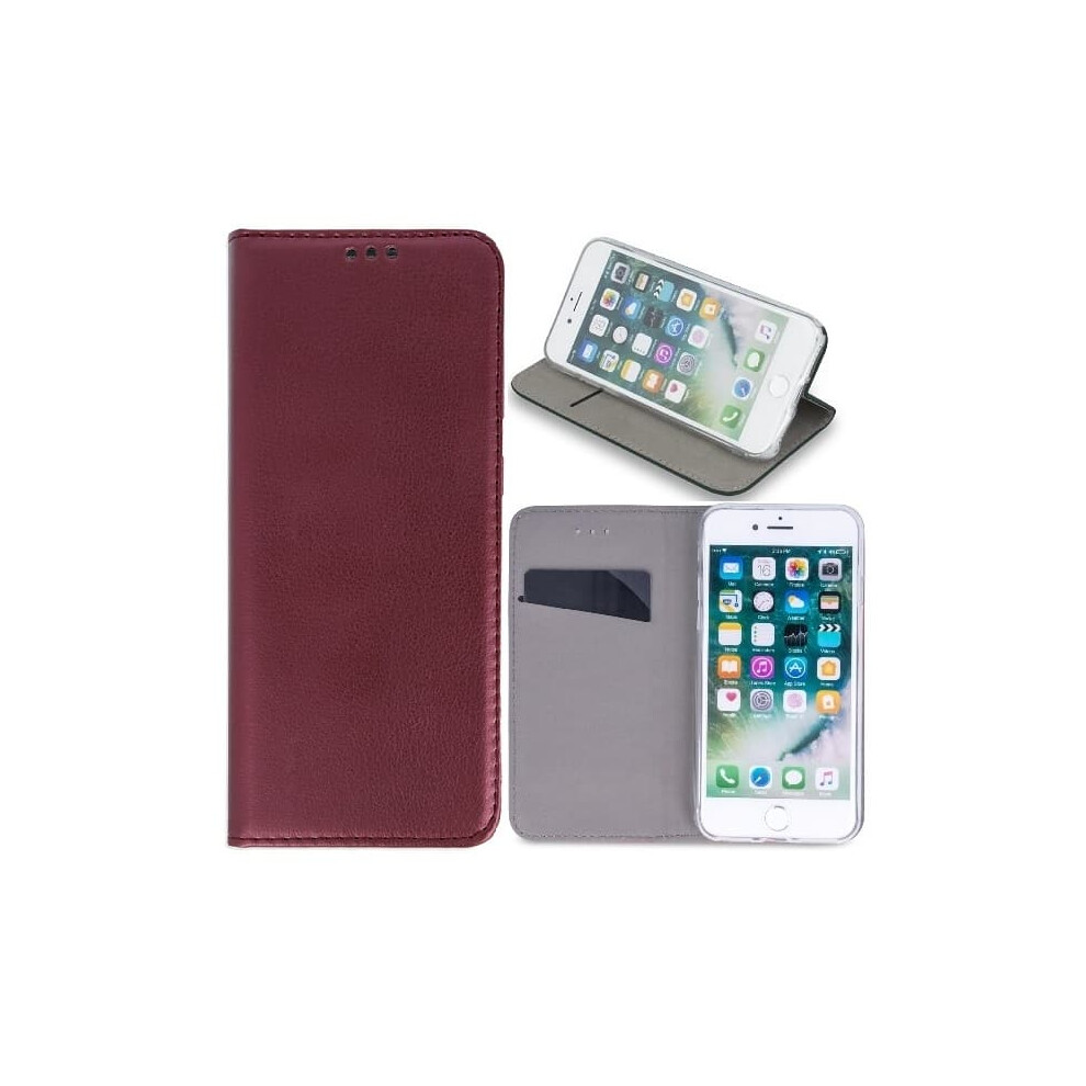 Xiaomi Redmi 14C Smart Magnet Mobile Wallet Burgundy 900223011008
