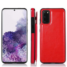 Card Holder Case for Samsung Galaxy S20 FE Red