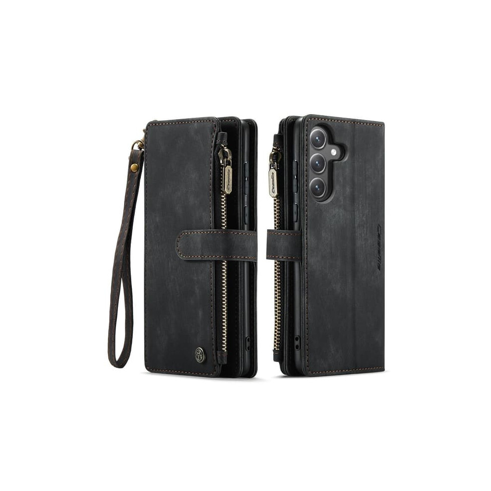 Samsung Galaxy S24 Plus Wallet Case With Wrist Strap Black 900223010544