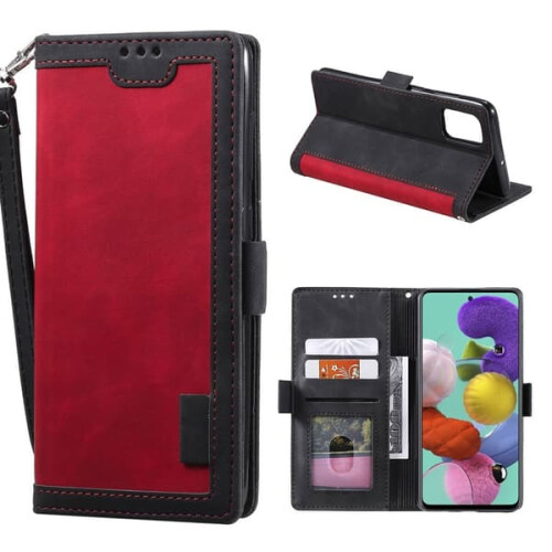 Leather Case for Samsung Galaxy A51 - Red