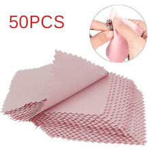 Silver Jewelry Polishing Cloth Anti-Tarnish 50 Pieces