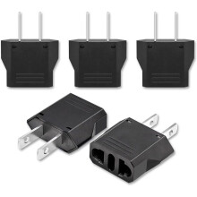 Yleismallinen matkasovitin 6A, 110–250V, metriset ja euromuuntimet