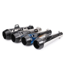 Tlumič výfuku pro motocykl 51mm černý, pro vysoké teploty