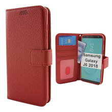 Stand Case Wallet for Samsung Galaxy J6 2018 Red