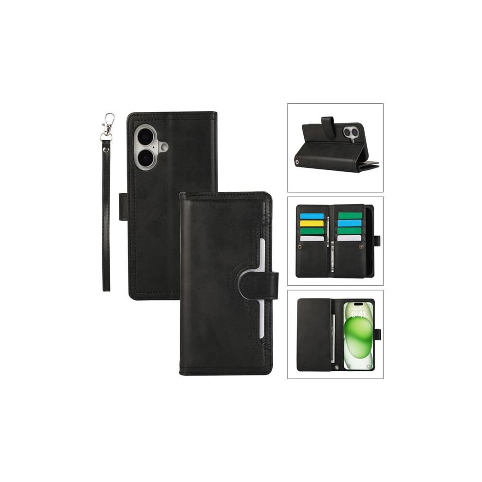 Iphone 16 Wallet Case Multi-Slot Black 900223030801