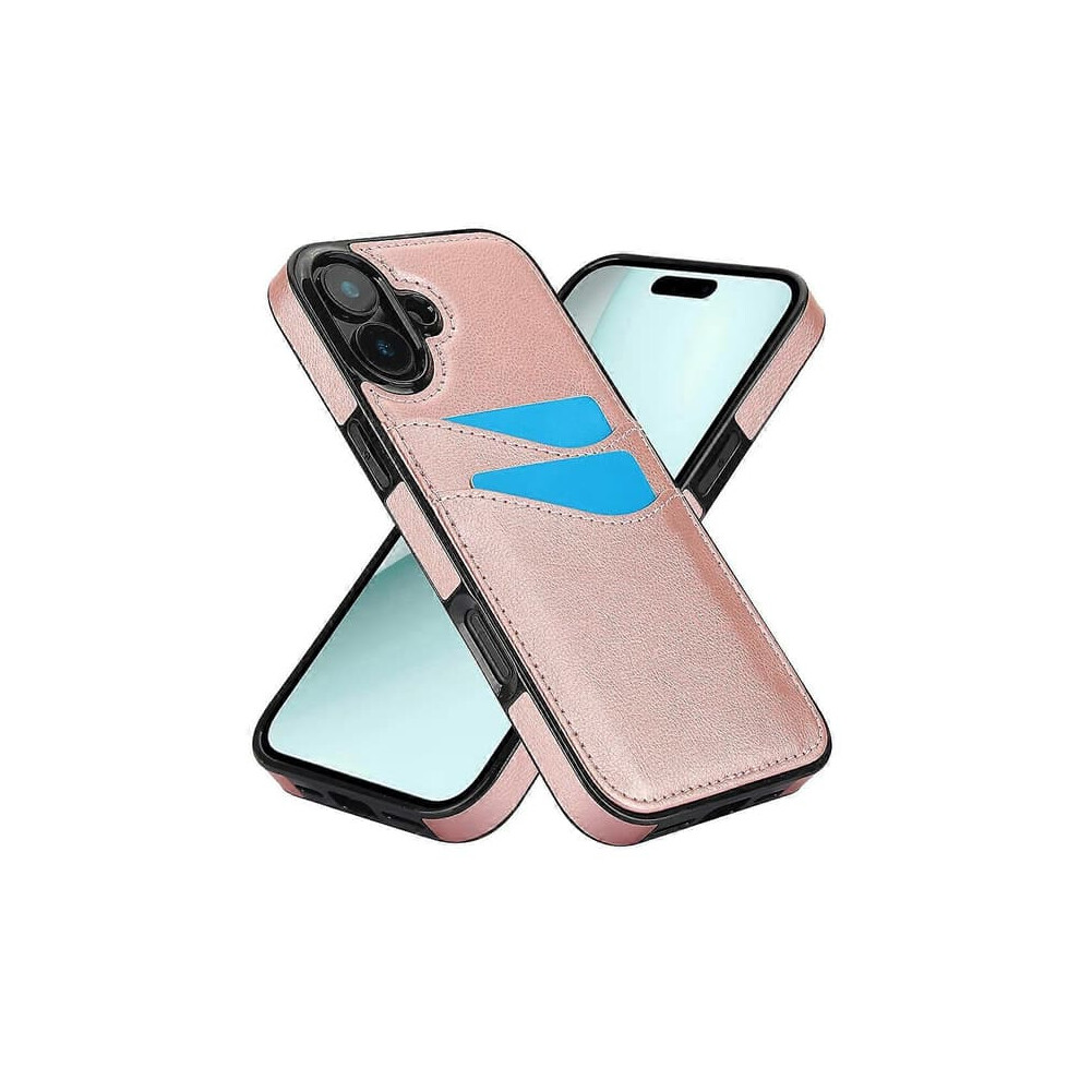 Iphone 16 Plus Case Slim-Fit Pu+Tpu With Card Slot Black 900223011190