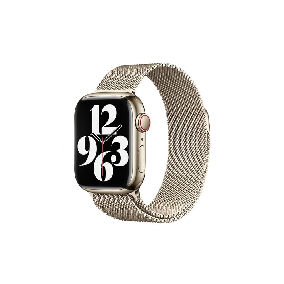 Milanese Loop For Apple Watch 49Mm To 38Mm Vintage Gold 962125906523