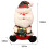 Almohada de peluche de Papá Noel de 14,9 pulgadas 3