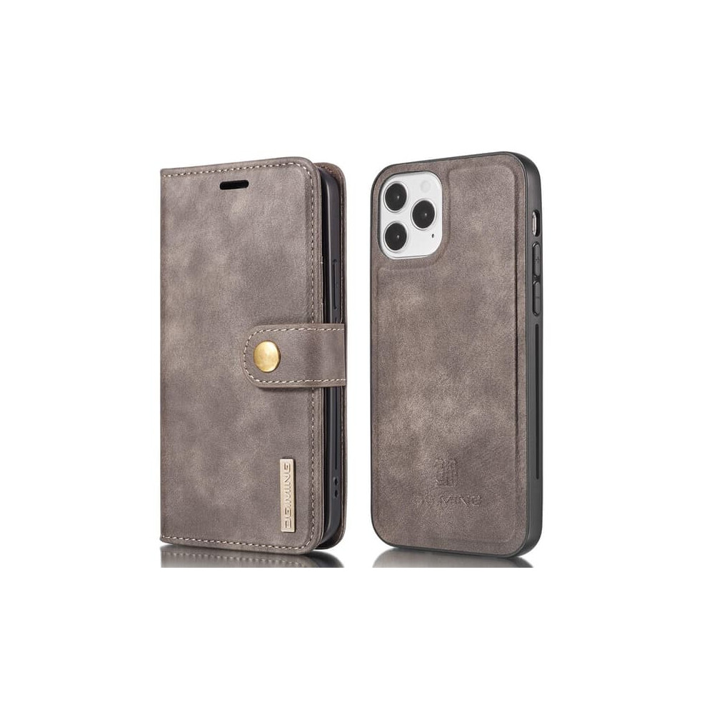 Dg.ming Iphone 13 Leather Wallet Case Coffee Brown 962125886863