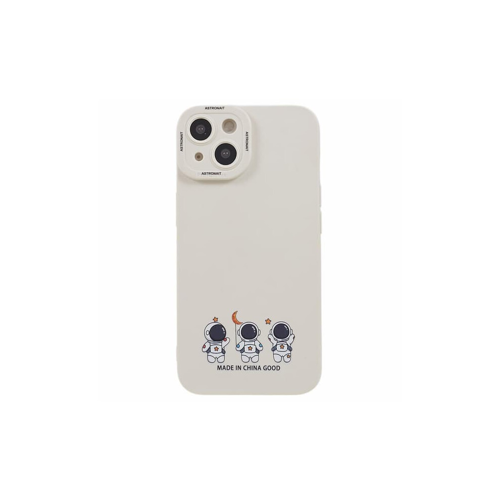 Cartoon Astronaut Phone Case For Iphone 13, Soft Tpu, White 962125907957