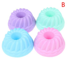 Silicone Baking Mold Set for Pudding Cupcake Muffin 12pcs
