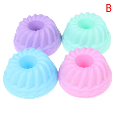Silicone Baking Mold Set for Pudding Cupcake Muffin 12pcs