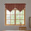 Macrame Sheer Window Valance 51.1"W x 23.6"L Coffee 7