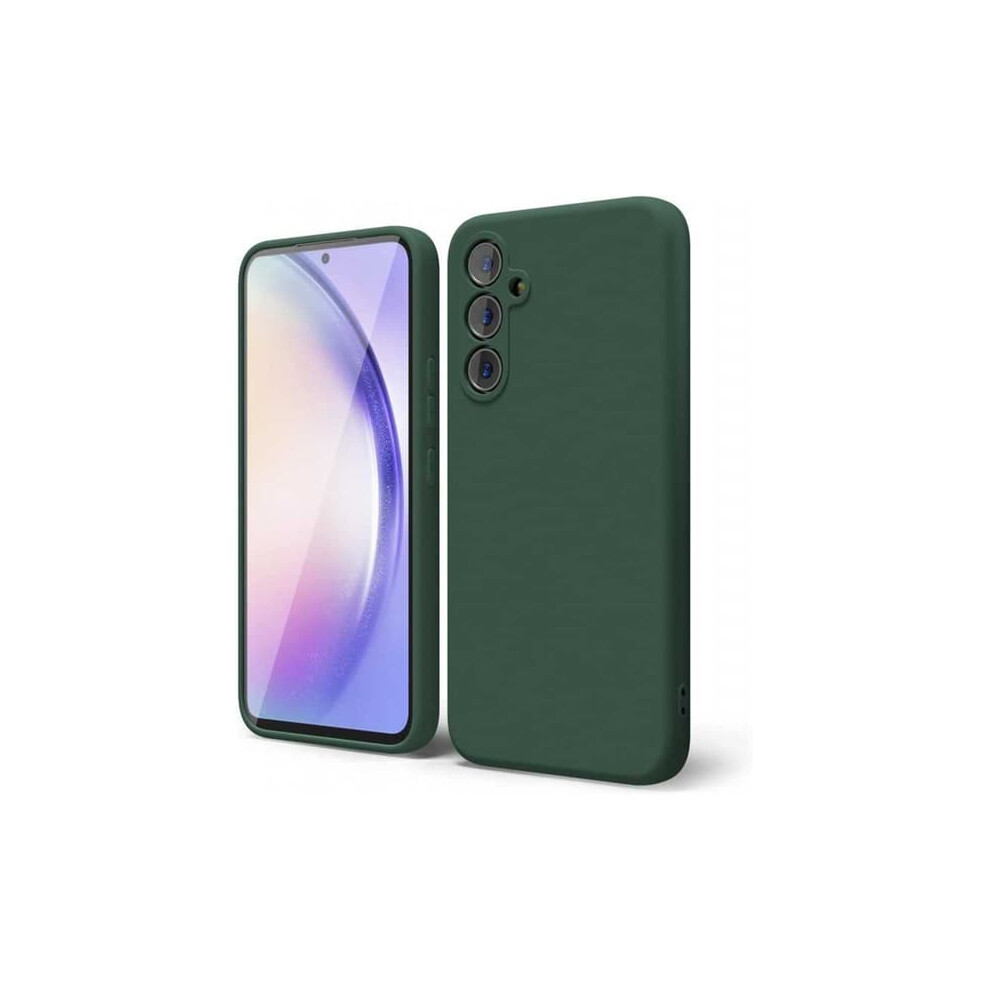 Samsung A35 5G Matte Rubber Case With Camera Green 900223029829