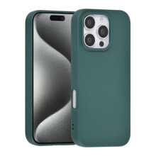Ag luí le clúdach cúil iPhone16Pro glas glas