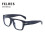Lesebrille mit Blaulichtfilter, quadratischer Rahmen, transparent 4