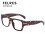 Lesebrille mit Blaulichtfilter, quadratischer Rahmen, transparent 5