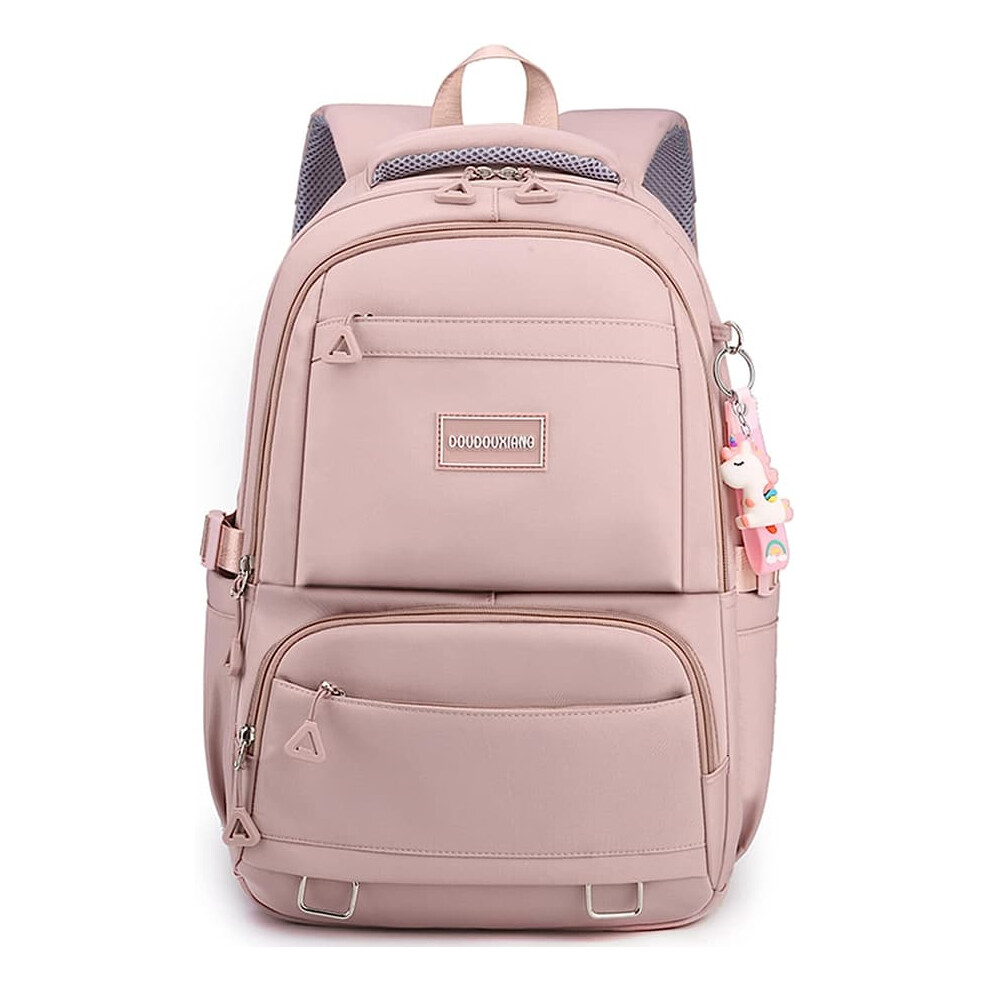 School Backpack for Girls Pink 15-inch