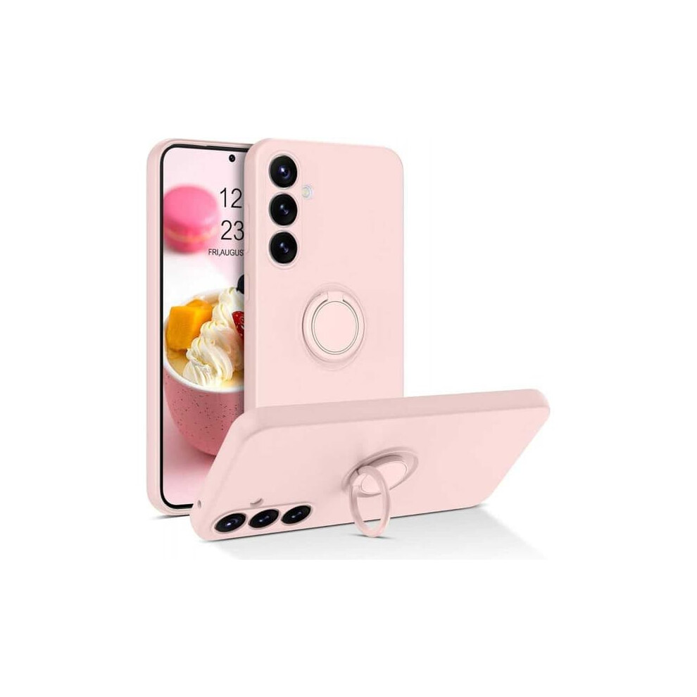 Samsung S24 Plus Shockproof Case With Ring Holder Pink 900223021564