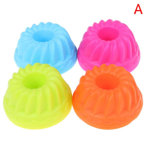 Silicone Baking Mold Pudding Cupcake Muffin Set 12pcs
