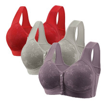Daisy Bra Draadloze Slaapbeha met Voorsluiting (3-pack)