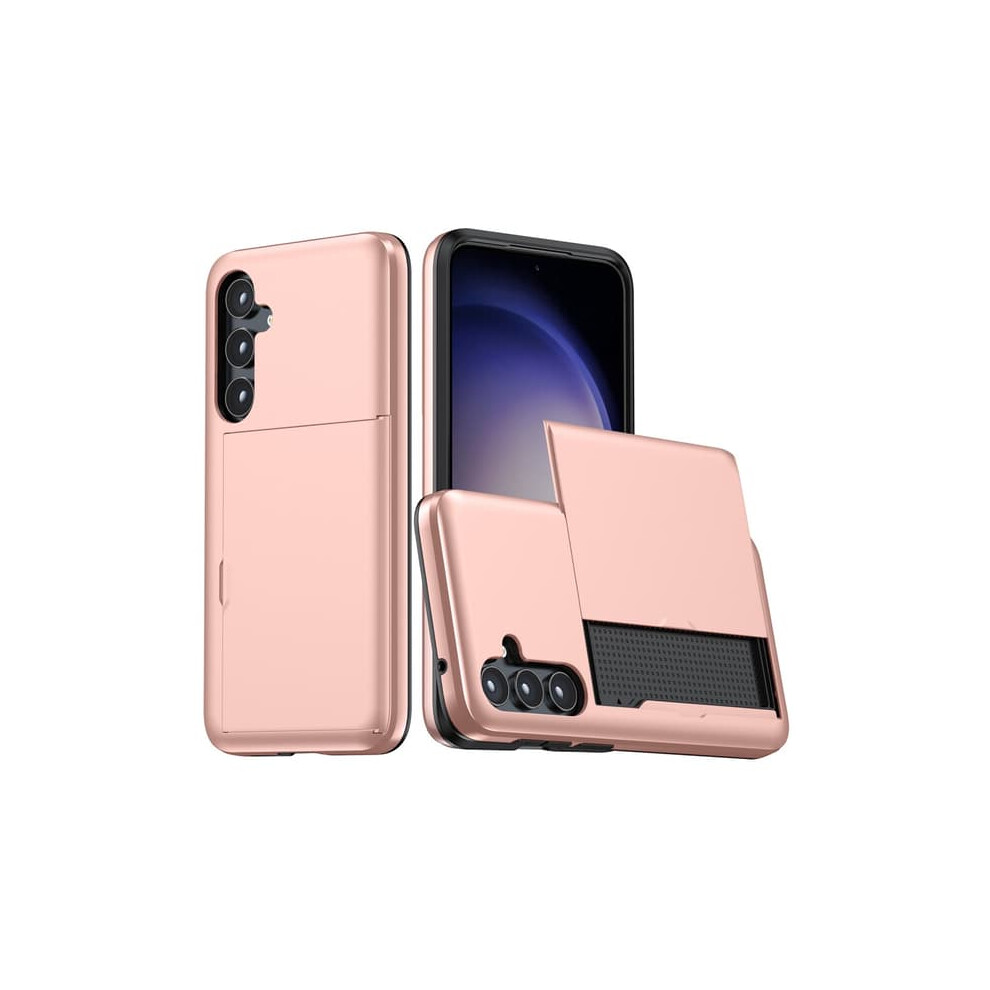Skalo Samsung S23 Fe Armor Case With Card Holder Rose Gold 900223031822