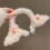 Sheep Ears Headband Bowknot White Head Hoop 1