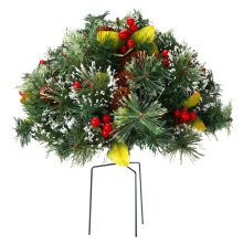 Outdoor Artificial Christmas Tree with Ground Spike 7ft