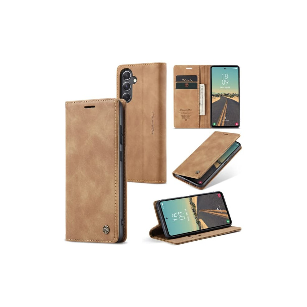 Caseme Wallet Case For Samsung Galaxy S23 Fe Brown 962125908411