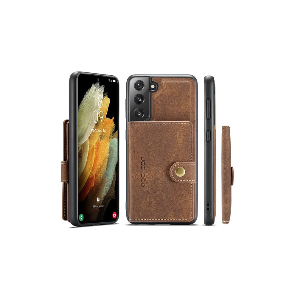 Samsung Galaxy S22 Case With Card Slot Brown 900223023247