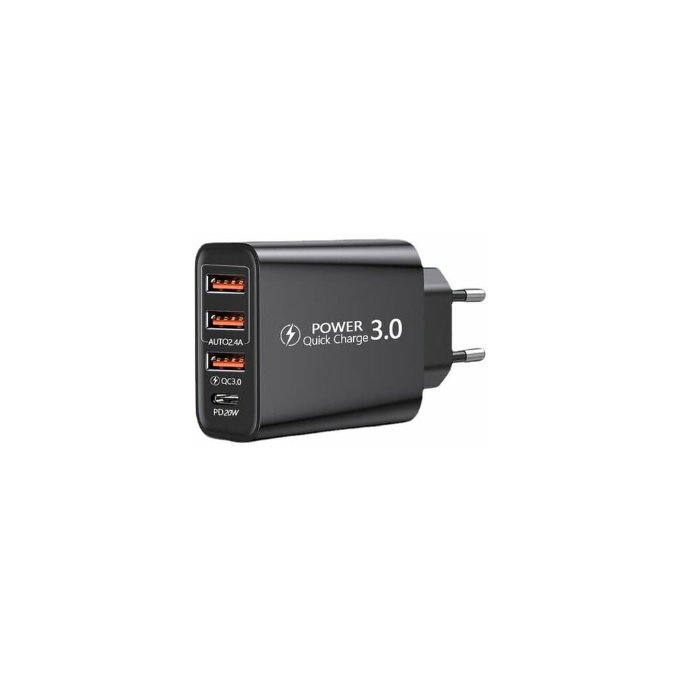 Usb-C Fast Wall Charger Qc 3.0 30W 4-Port 900223015594
