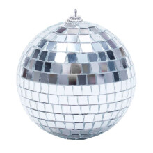Silver Mirror Disco Ball 4cm Glass Home Christmas Decor