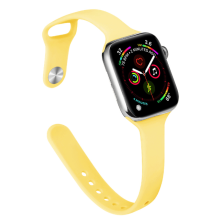 Apple Watch silicone strap yellow ultra-thin for 38/40/41mm