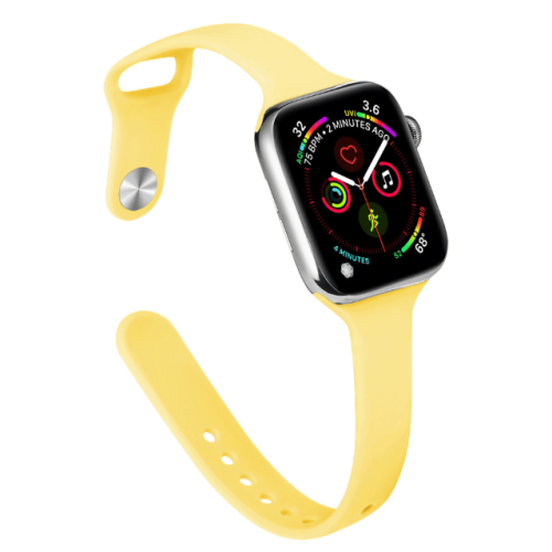 Apple Watch silicone strap yellow ultra-thin for 38/40/41mm