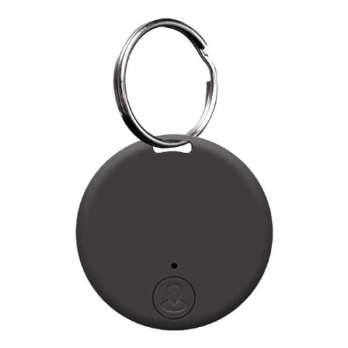 GPS Tracker with Wallet and Keychain Black