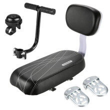 Child Bike Seat with Safety Package Padded Saddle Backrest