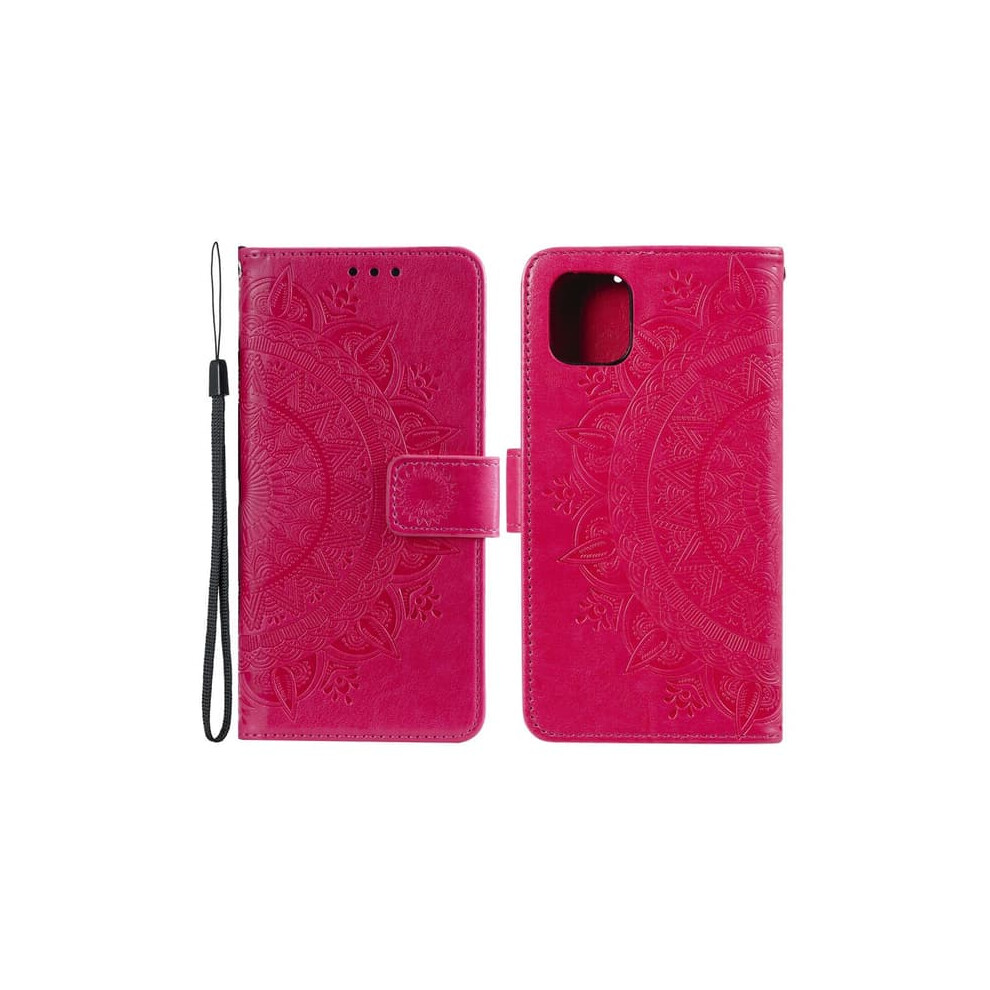 Iphone 13 Mandala Leather Case Pink 900223023056