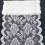 Rose embroidered stretch lace trim 25mm width 1