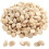 Wooden Half Beads Natural Untreated 200 pcs 1