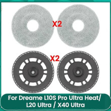 Ersatz-Wischpads und -Pads für Dreame L10S Pro Ultra Heat, L20Ultra, X40Ultra Saugroboter