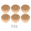 Wooden Rattan Drawer Knobs Round Handmade 6 pcs 1