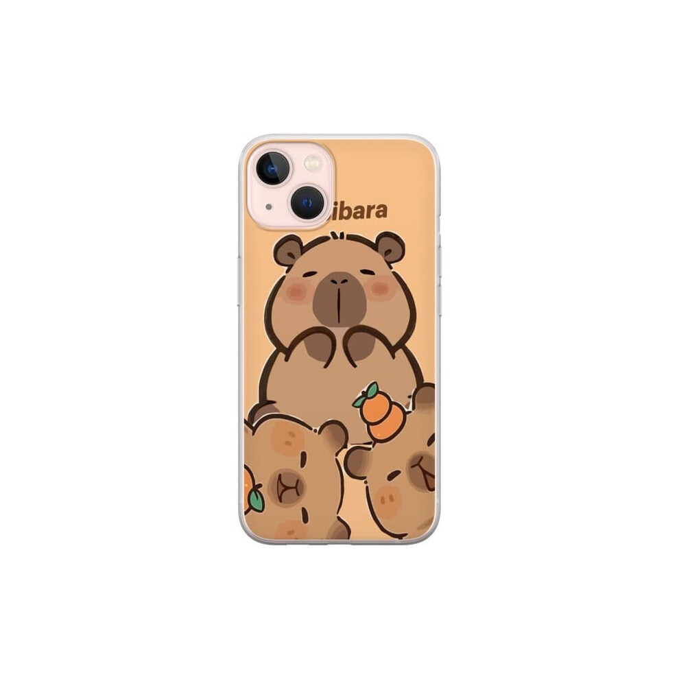 Capybara Kawaii Iphone 13 Mini Transparent Case 962125908305
