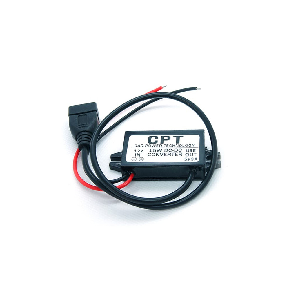 Dc-Dc Converter Module 12V To 5V Usb 3A Black 900223034366